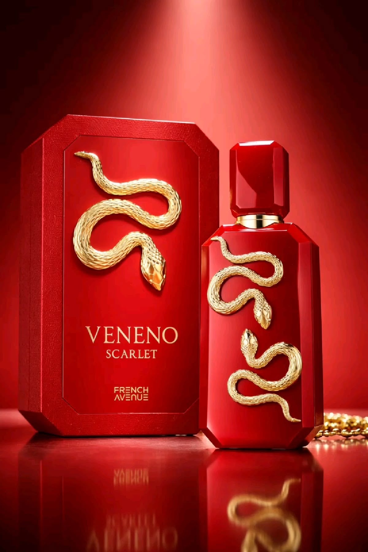 French Avenue- Veneno Scarlet